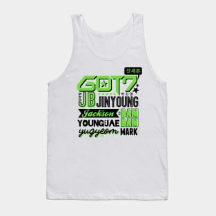 GOT7 Font Collage 2 Tank Top